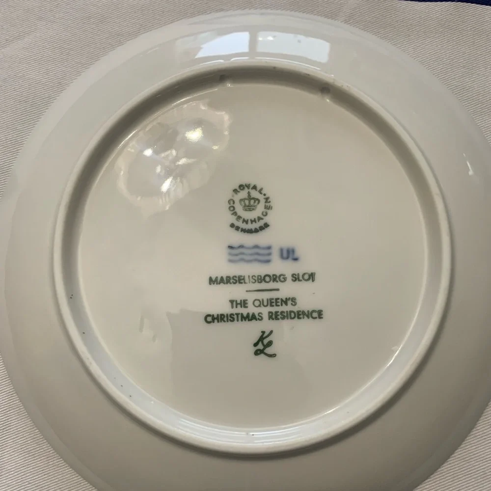 Royal Copenhagen White Porcelain Plate